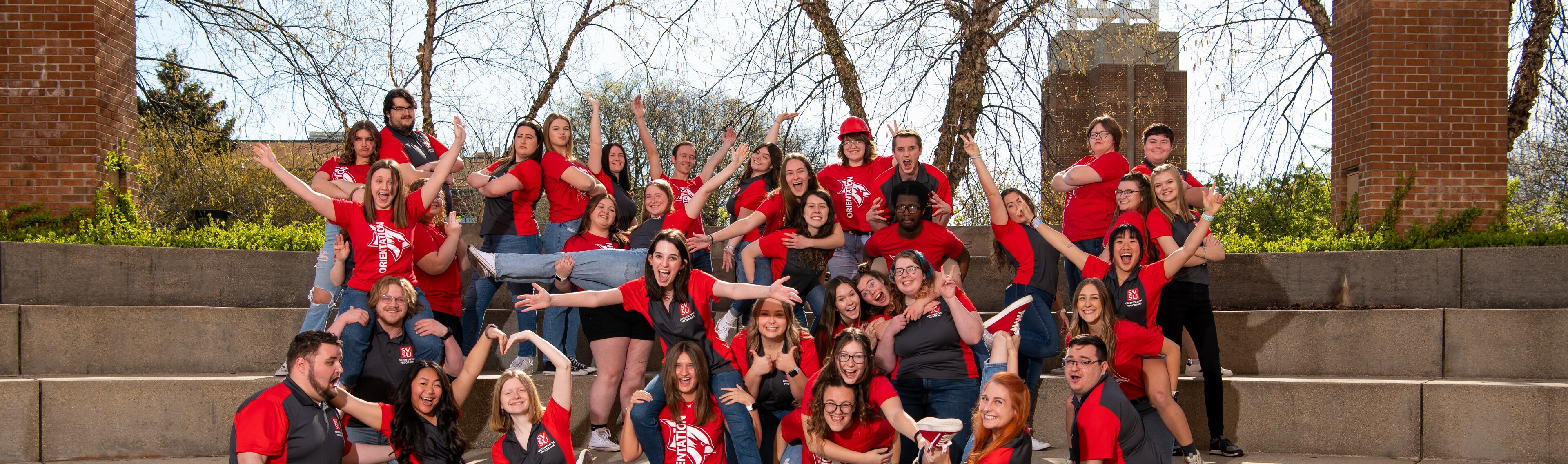 Funny Group Photo of the 2023 Orientation Leaders